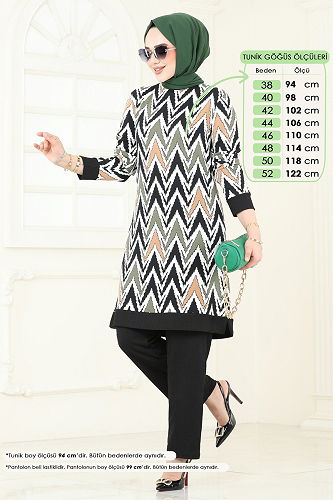 moda selvim Combined 175BO429 Khaki - Thumbnail