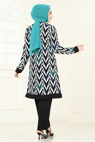 moda selvim Combined 175BO429 Petroleum - Thumbnail