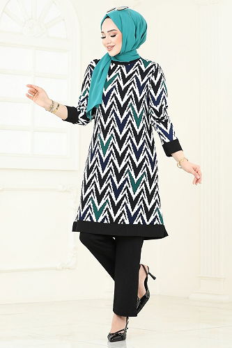 moda selvim Combined 175BO429 Petroleum - Thumbnail