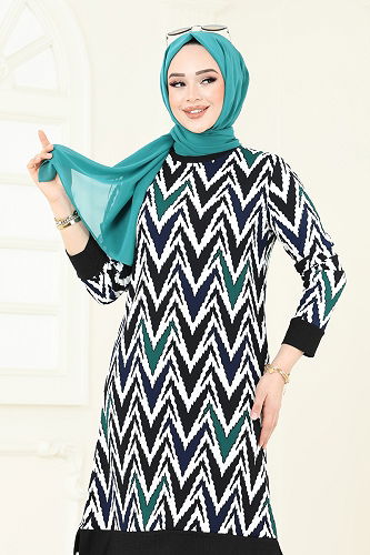 moda selvim Combined 175BO429 Petroleum - Thumbnail