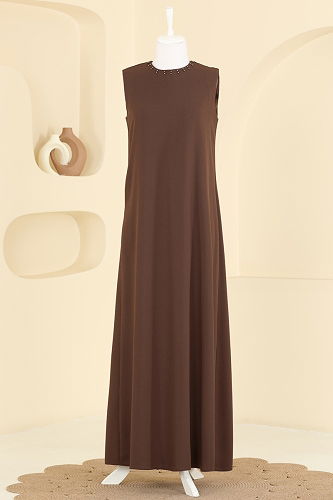 moda selvim طقم بني 1768FMZ1159 - Thumbnail