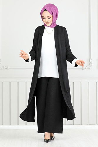 moda selvim Combined 1774LNA1042-M Black - Thumbnail