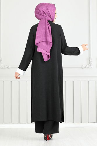 moda selvim Combined 1774LNA1042-M Black - Thumbnail