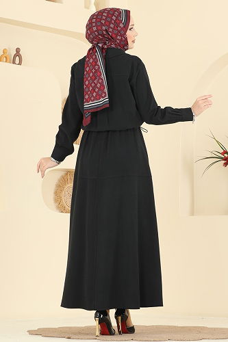 moda selvim طقم أسود 1781FMZ1159 - Thumbnail