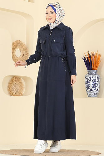 moda selvim طقم كحلي 1781FMZ1159 - Thumbnail