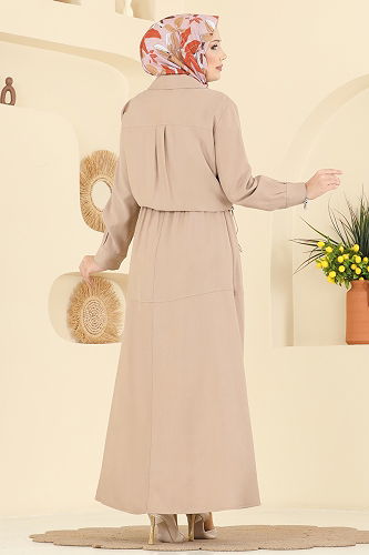 moda selvim طقم بيج 1781FMZ1159 - Thumbnail