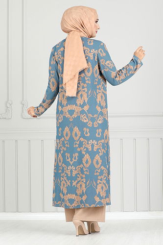 moda selvim Combined 1811LNA1042-M Blue - Thumbnail