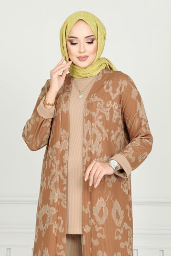 moda selvim Combined 1811LVN1041 Tan - Thumbnail