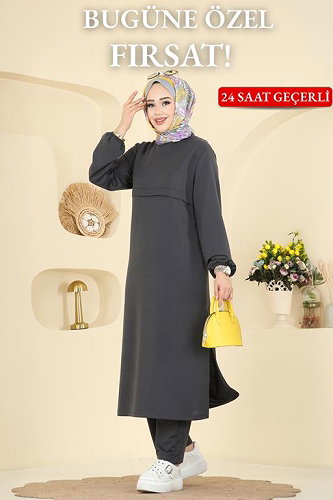 moda selvim Combined 1914SBL832 Anthracite - Thumbnail