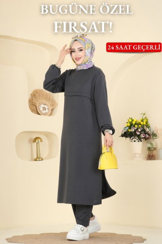 S.B.L. - طقم رمادي غامق 1914SBL832