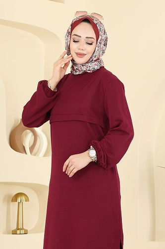 moda selvim Combined 1914SBL832 Burgundy - Thumbnail