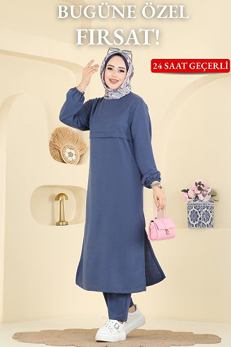 moda selvim Combined 1914SBL832 Indigo - Thumbnail