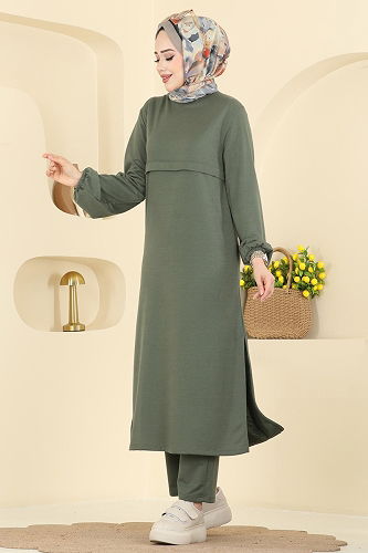 moda selvim Combined 1914SBL832 Khaki - Thumbnail