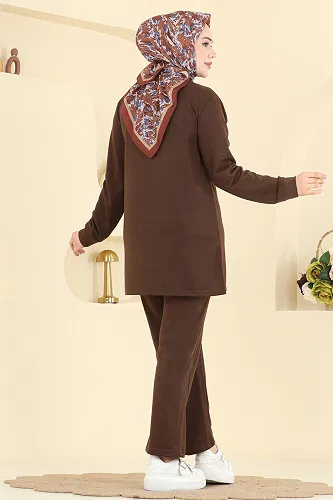 moda selvim Combined 1921SBL832 Brown - Thumbnail