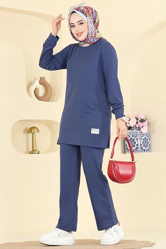 moda selvim Combined 1921SBL832 Indigo - Thumbnail