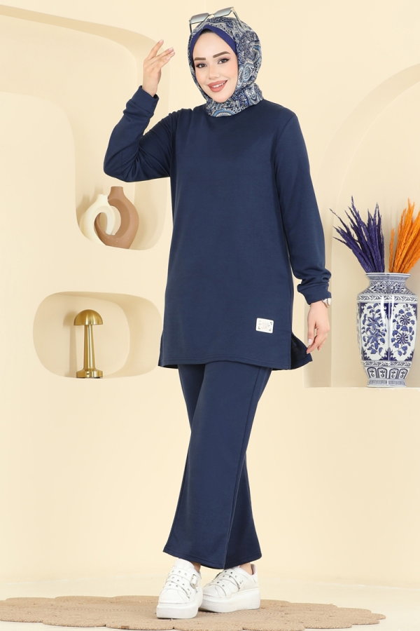 Combined 1921SBL832 Navy Blue - Moda Selvim