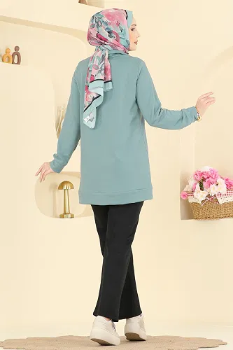 moda selvim Combined 1946FON792 Mint & Black - Thumbnail