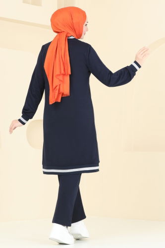 moda selvim Combined 1955FON792 Navy Blue - Thumbnail