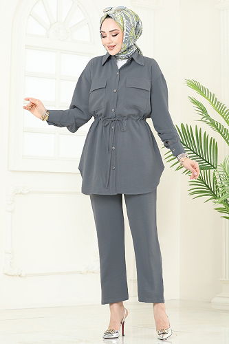 moda selvim Combined 1971TRT545 Gray - Thumbnail