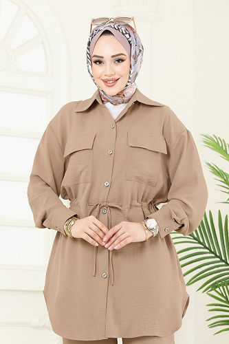 moda selvim طقم لاتيه 1971TRT545 - Thumbnail