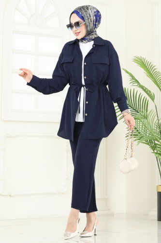 moda selvim Combined 1971TRT545 Navy Blue - Thumbnail