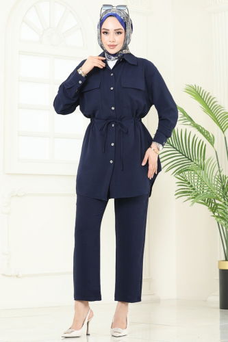 T.R.T. - Combined 1971TRT545 Navy Blue