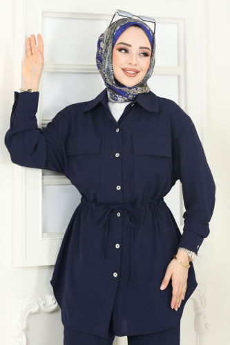 moda selvim Combined 1971TRT545 Navy Blue - Thumbnail