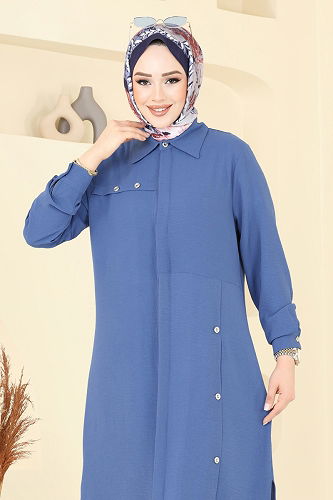 moda selvim طقم ازرق 1972TRT545 - Thumbnail