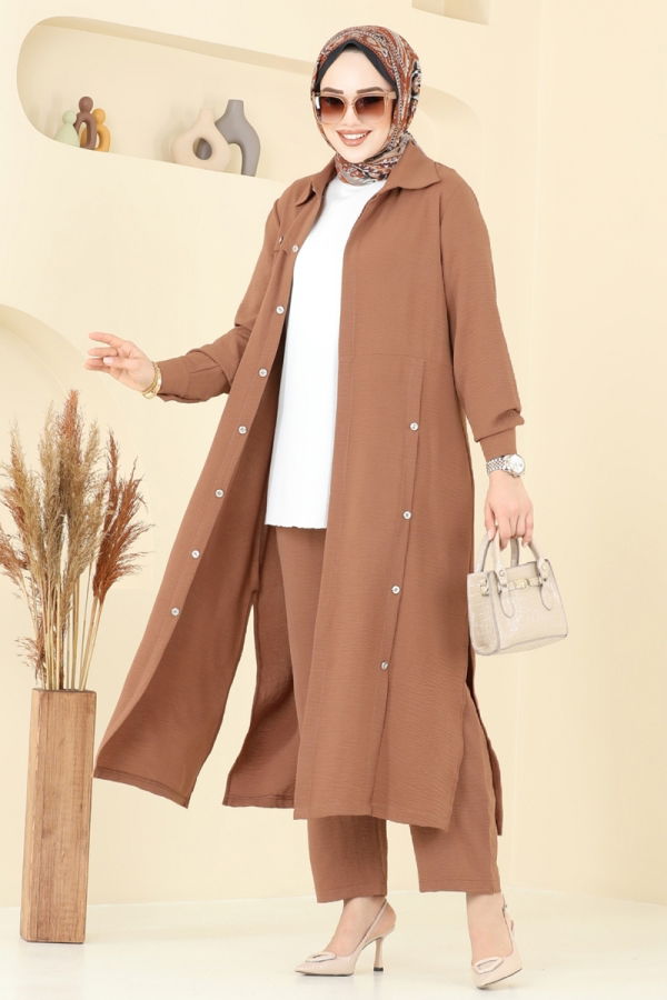 Modaselvim خصم صافٍ20%+20% في سلة التسوق طقم عسلي 1972TRT545