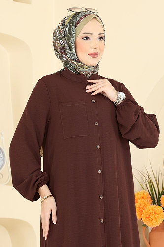 moda selvim Combined 1973TRT545 Brown - Thumbnail