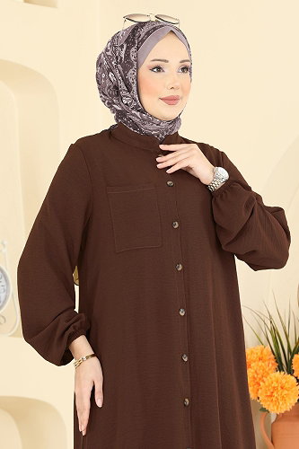 moda selvim Combined 1973TRT545 Brown with Milk - Thumbnail