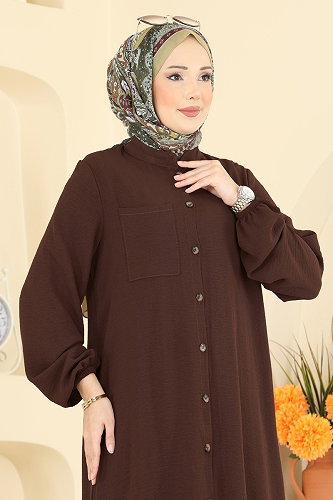 moda selvim Combined 1973TRT545 Dark Brown - Thumbnail