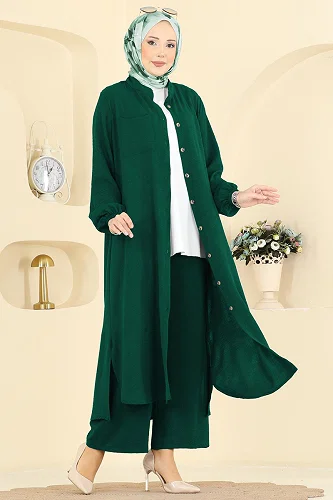 moda selvim طقم زيتي 1973TRT545 - Thumbnail