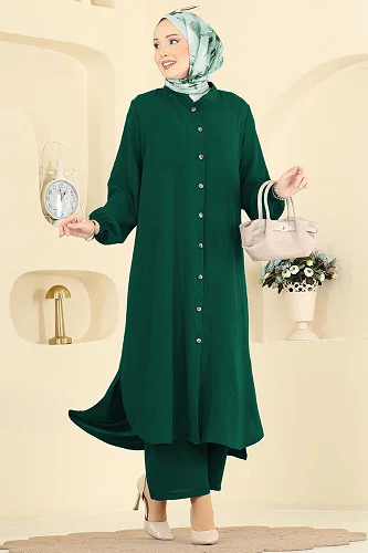 moda selvim طقم زيتي 1973TRT545 - Thumbnail