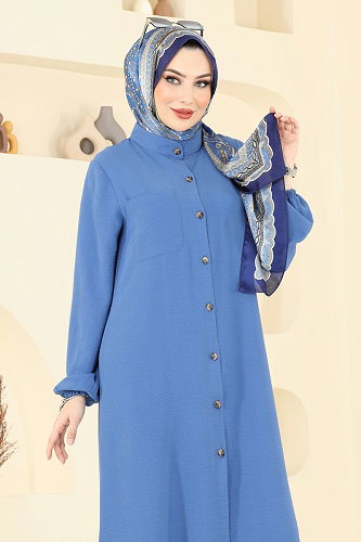 moda selvim Combined 1973TRT545 Indigo - Thumbnail