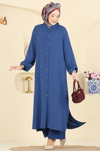 moda selvim Combined 1973TRT545 Indigo - Thumbnail