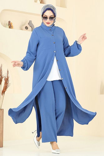 moda selvim طقم ازرق 1973TRT545 - Thumbnail