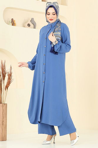 moda selvim طقم ازرق 1973TRT545 - Thumbnail