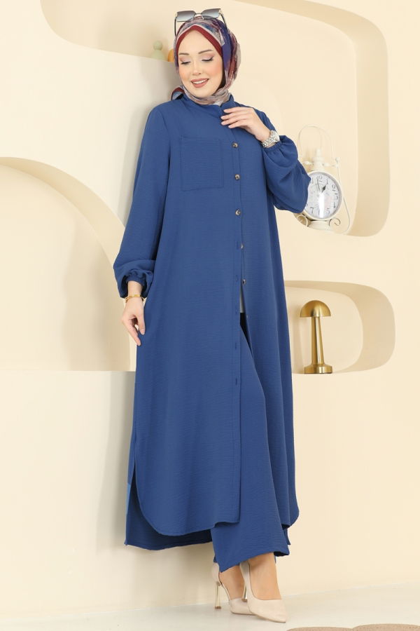 Modaselvim الاطقم طقم ازرق 1973TRT545