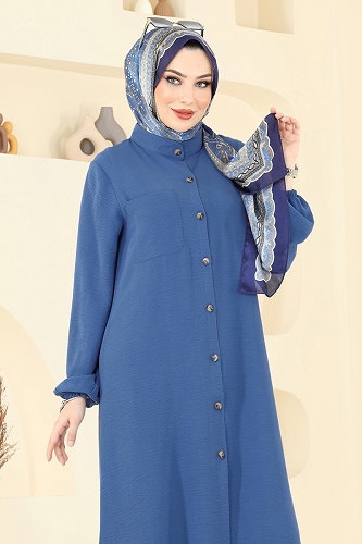 moda selvim Combined 1973TRT545 Light Indigo - Thumbnail