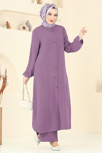 moda selvim Combined 1973TRT545 Lilac - Thumbnail