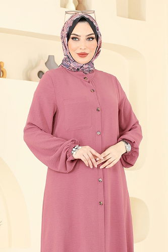 moda selvim طقم وردي 1973TRT545 - Thumbnail