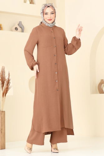 moda selvim طقم عسلي 1973TRT545 - Thumbnail