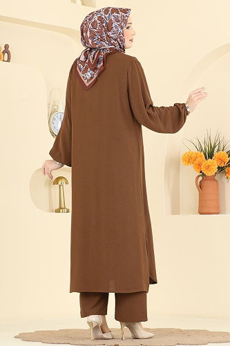 moda selvim طقم عسلي 1973TRT545 - Thumbnail