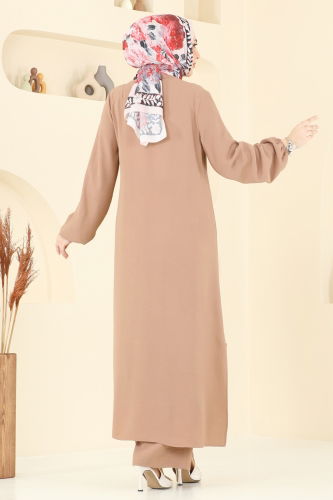 moda selvim طقم بيج 1973TRT545 - Thumbnail