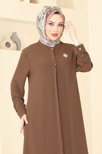 moda selvim طقم بني 1974TRT545 - Thumbnail