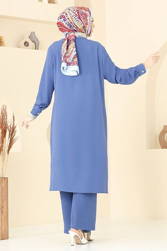 moda selvim Combined 1974TRT545 Indigo - Thumbnail