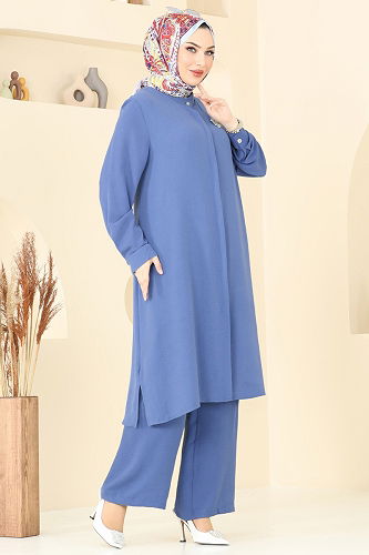 moda selvim طقم ازرق 1974TRT545 - Thumbnail