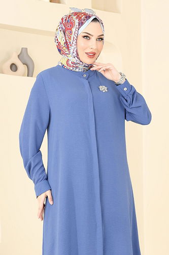 moda selvim طقم ازرق 1974TRT545 - Thumbnail