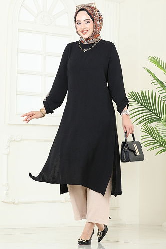 moda selvim Combined 1994FON792 Black - Thumbnail